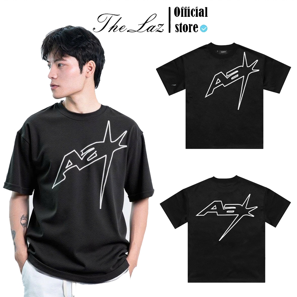 Áo Thun Lưới AASTU - Áo Thun Nam Nữ UNISEX - Phong Cách Streetwear Cá Tính THELAZ