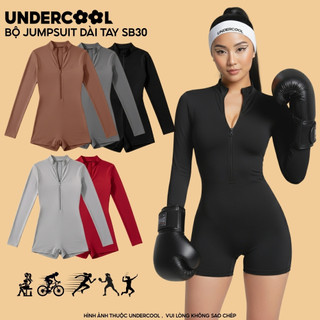  Đồ Tập Gym Nữ Bodysuit Dài Tay UNDERCOOL Jumpsuit Tập Gym Yoga Đạp xe Cao Cấp Đa Năng Cho Nữ SB30 
