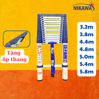 Thang nhôm rút NIKAWA Nhật bản NK60 5.8m, NK54 5.4m, NK50 5m, NK48 4,8m, NK44 4m4, 3m8, 3m2 cao cấp