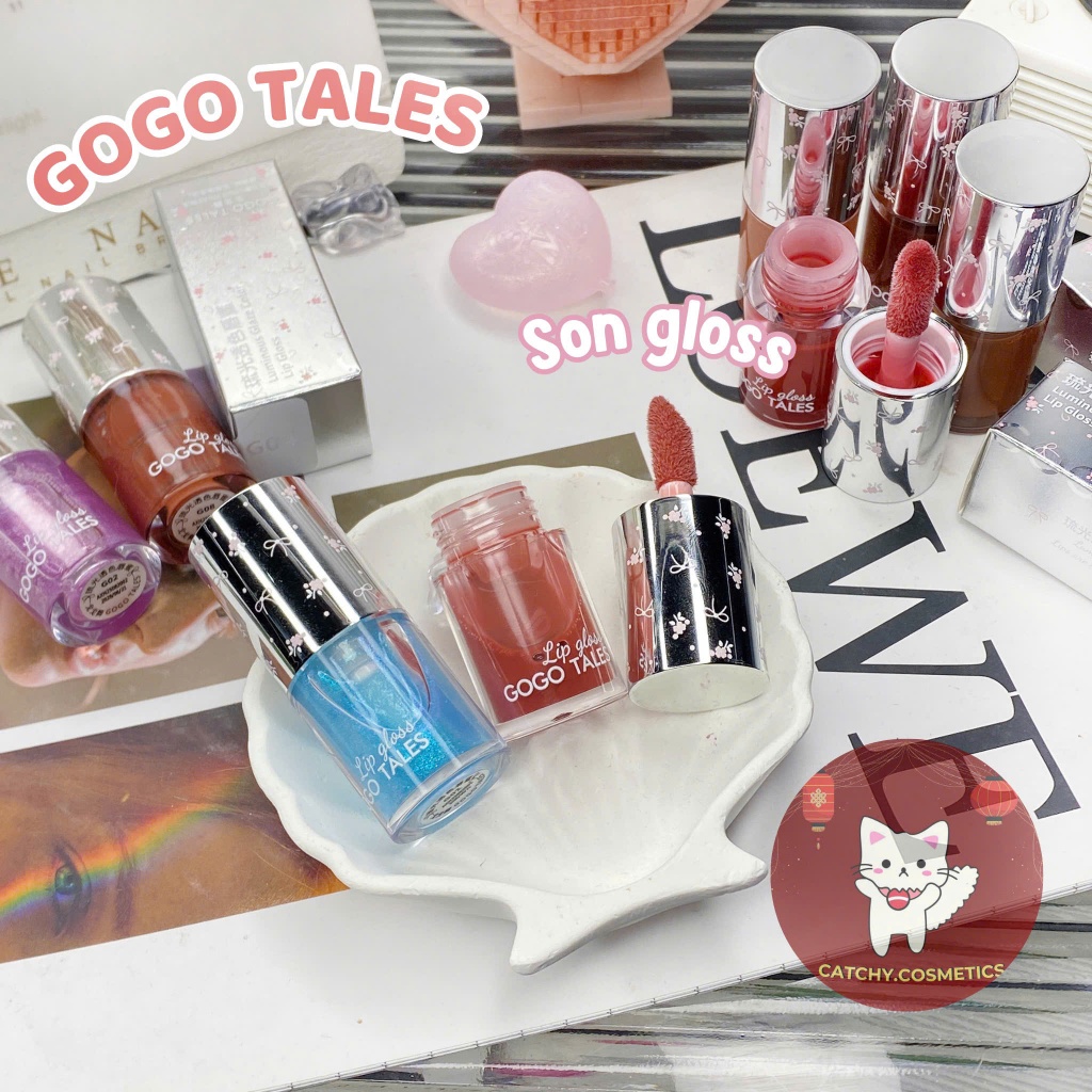 [GOGO TALES] Son bóng GOGO TALES nắp bạc, Luminous Glaze Color, 4.2g (GT823)