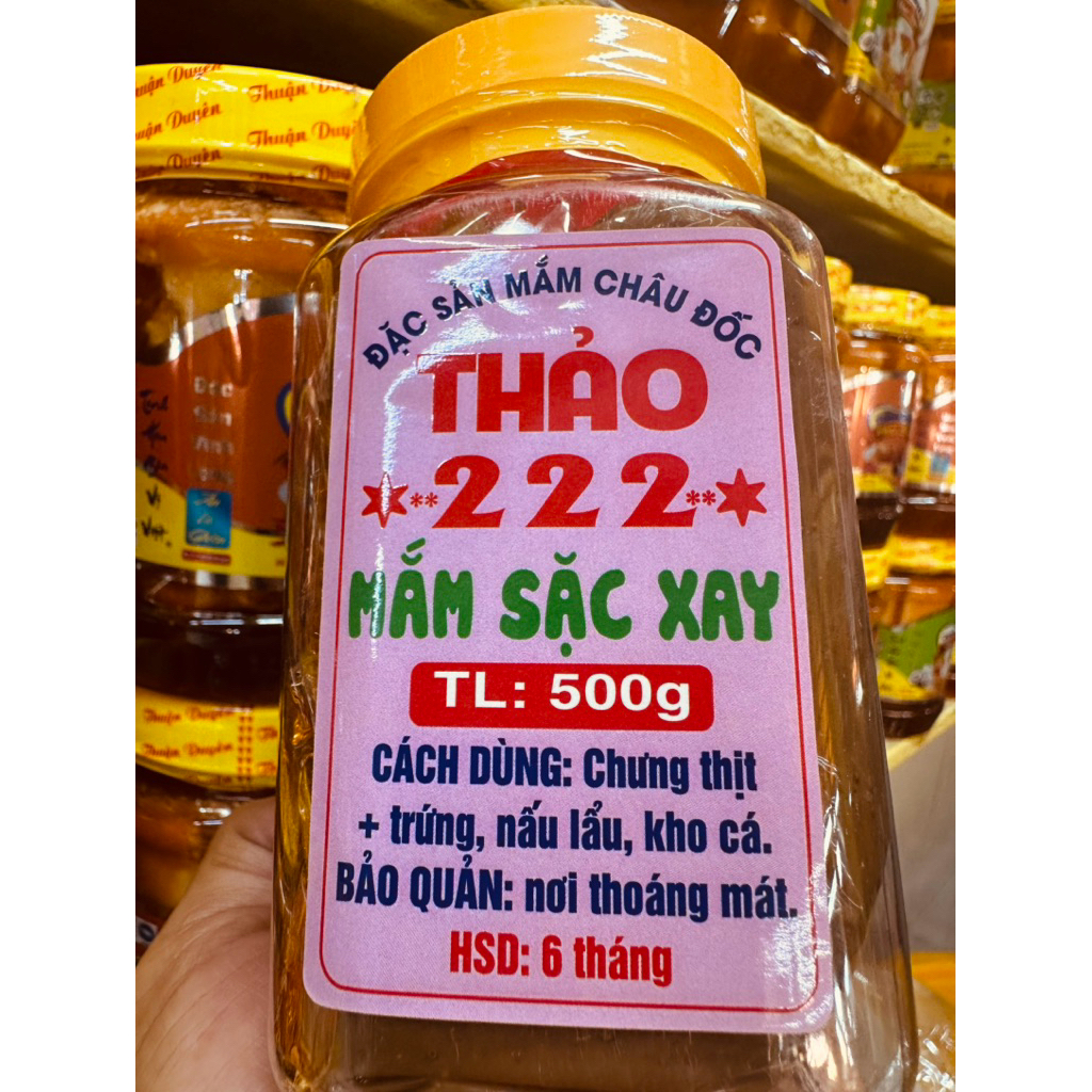 500gam Mắm sặc xay nhuyễn của cơ sở Mắm Thảo 222 dùng để chưng thịt trứng + nấu lẩu + bún Mắm + kho 