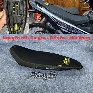 Yên Gọt satria  Mẫu Dt10 ( full bộ : Da yên + Đế yên + Mút Yên)