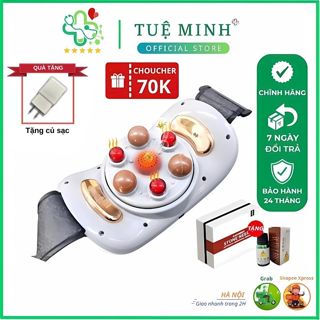 Máy massage bụng đa năng BM-B46 [BẢO HÀNH 24 THÁNG] Tích hợp đá nóng HIMALAYA giúp giảm mỡ bụng, chân, đùi