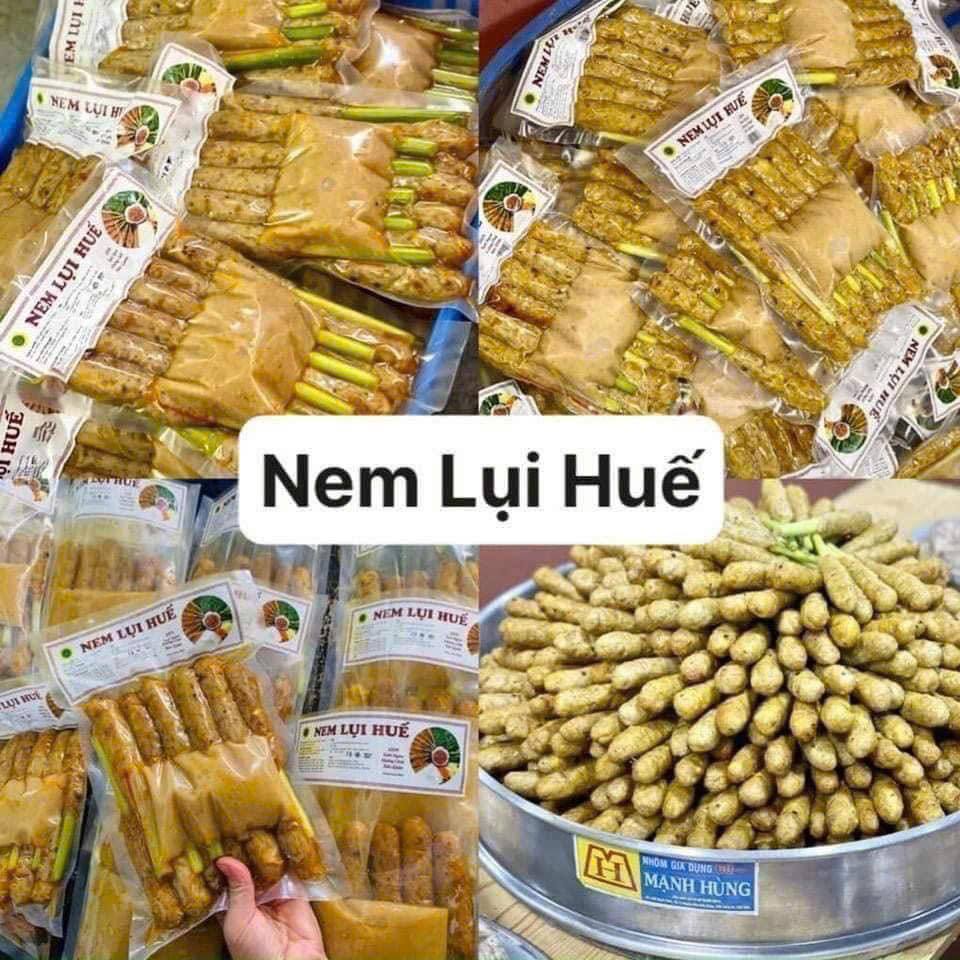 nem phên nướng nha trang , nem lụi nướng