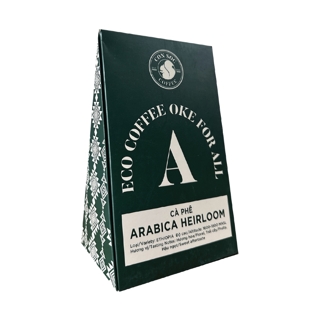 Cà phê Arabica Heirloom hộp 200g - 100% Arabica