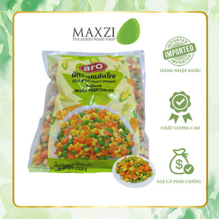 Combo 10 Gói Hỗn Hợp Rau Củ Đông Lạnh 1kg - Cơm Chiên Dương Châu, Soup - Frozen Mix Vegetable