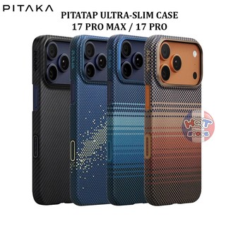  Ốp lưng sợi carbon PITAKA Ultra-Slim Case  PitaTap  cho IP 17 Pro Max   17 Pro siêu mỏng nhẹ 