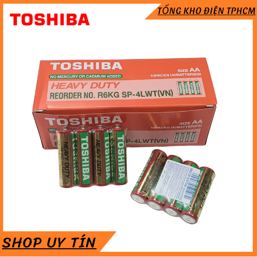 Pin AA TOSHIBA Chính Hãng - Pin Toshiba 2A Sử Dụng Cho ReMote, Đồ Chơi, Đồ Điện, Pin Đũa, Pin Tiểu