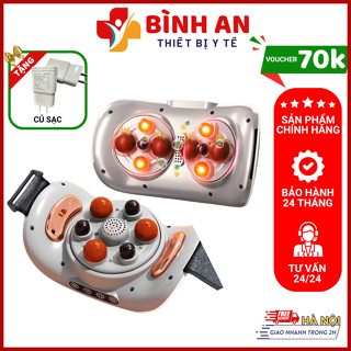  Máy massage bụng đa năng BM-B46 + BM-B48 tích hợp đá nóng Himalaya giúp giảm mỡ bụng an toàn cho người sử dụng 