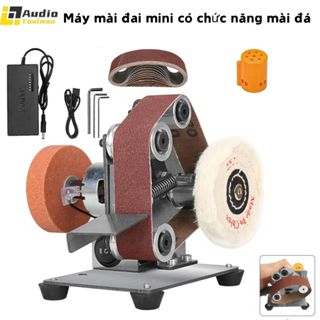 Máy mài đai mini có chức năng mài đá Máy mài dao điện cầm tay bằng thép không gỉ