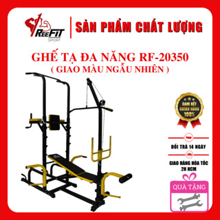 Ghế tập tạ giàn tạ đa năng xà đơn xà kép có kéo xô RF-20350 (không kèm đòn và tạ) +Tặng 2 khóa 13,17