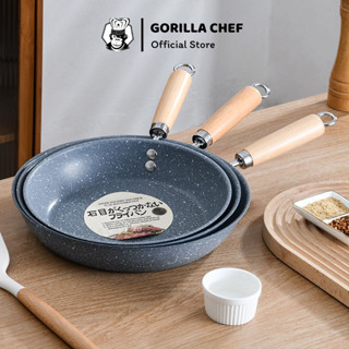  Chảo chống dính kiểu Nhật 22-28cm Gorilla Chef phù hợp cho mọi loại bếp 