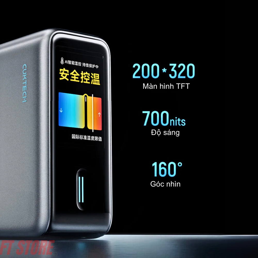 Củ sạc nhanh Cuktech 10 Ultra GaN  Super Charger- AD1204U 120W Sạc nhanh đa thiết bị, thiết kế nhỏ gọn | BigBuy360 - bigbuy360.vn