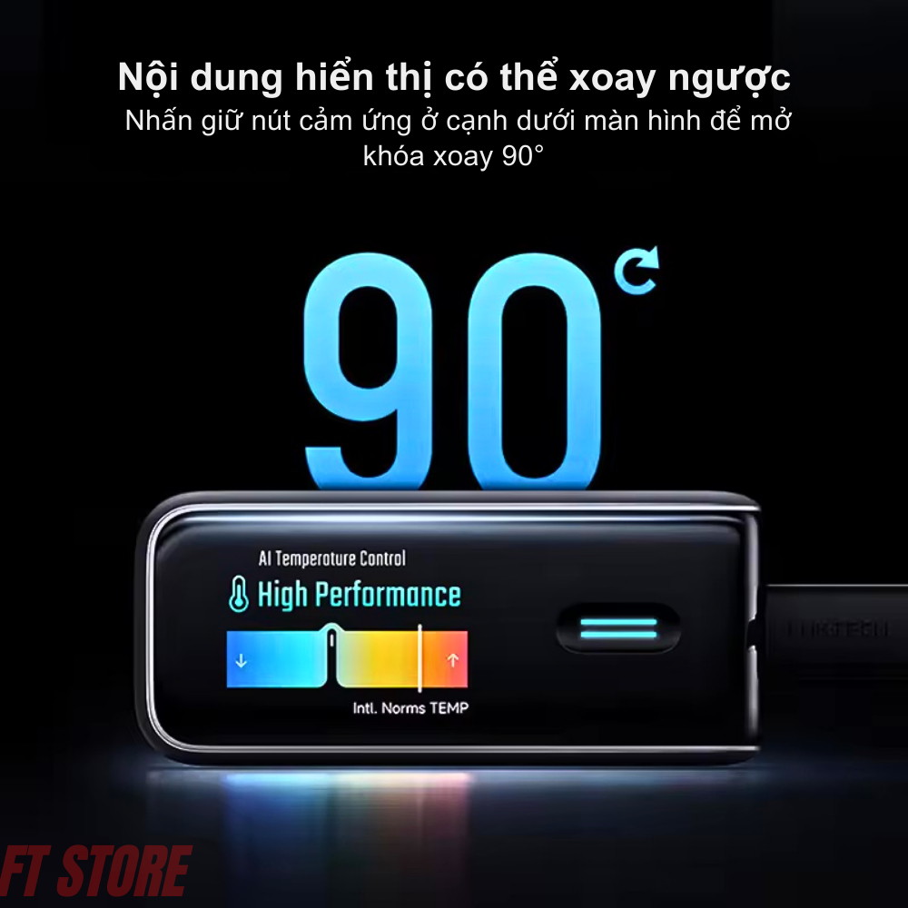 Củ sạc nhanh Cuktech 10 Ultra GaN  Super Charger- AD1204U 120W Sạc nhanh đa thiết bị, thiết kế nhỏ gọn | BigBuy360 - bigbuy360.vn