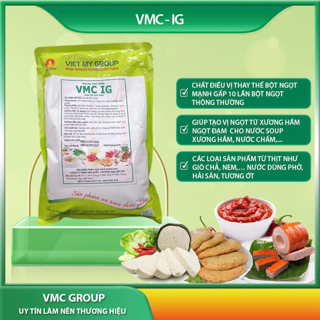 TẠO NGỌT GẤP 30 LẦN MỲ CHÍNH - VMC IG