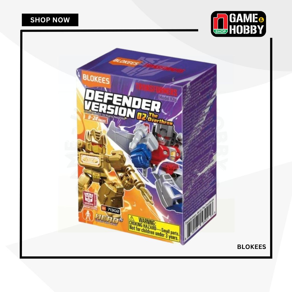 Transformers Galaxy Version Defender 02 The Overthrow - Sản phẩm chính hãng Blokees