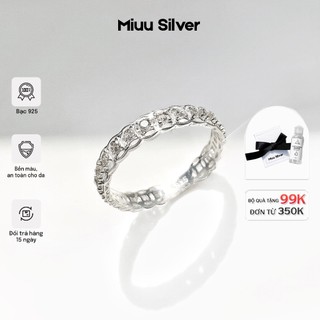 Nhẫn bạc kim tiền Miuu Silver hút tài lộc
