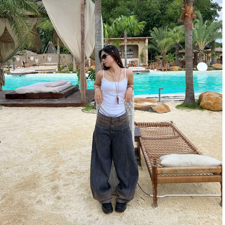 ZBM_Quần Jean Kaki Ống Siêu Rộng Loang Màu Wash Grunge | BigBuy360 - bigbuy360.vn