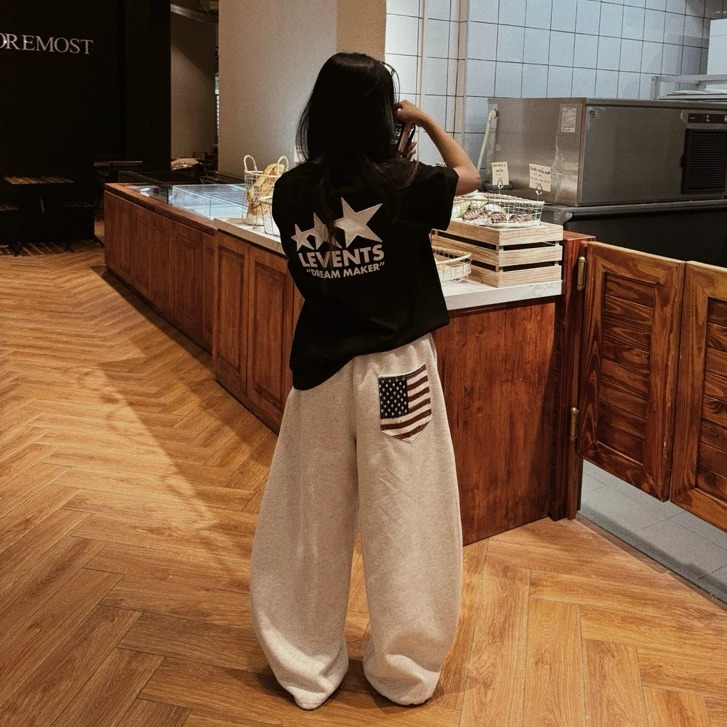WOAA.STU- QUẦN ỐNG RỘNG ECHINIDERM PANTS VER 2 HACK DÁNG CHẤT NỈ 2 DA LOẠI 1 CAO CẤP