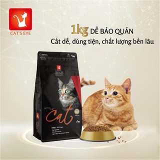 Hạt Cat's Eye Premium 400g & 1,5kg, Cat's Eye 1kg cho mèo bịch nguyên
