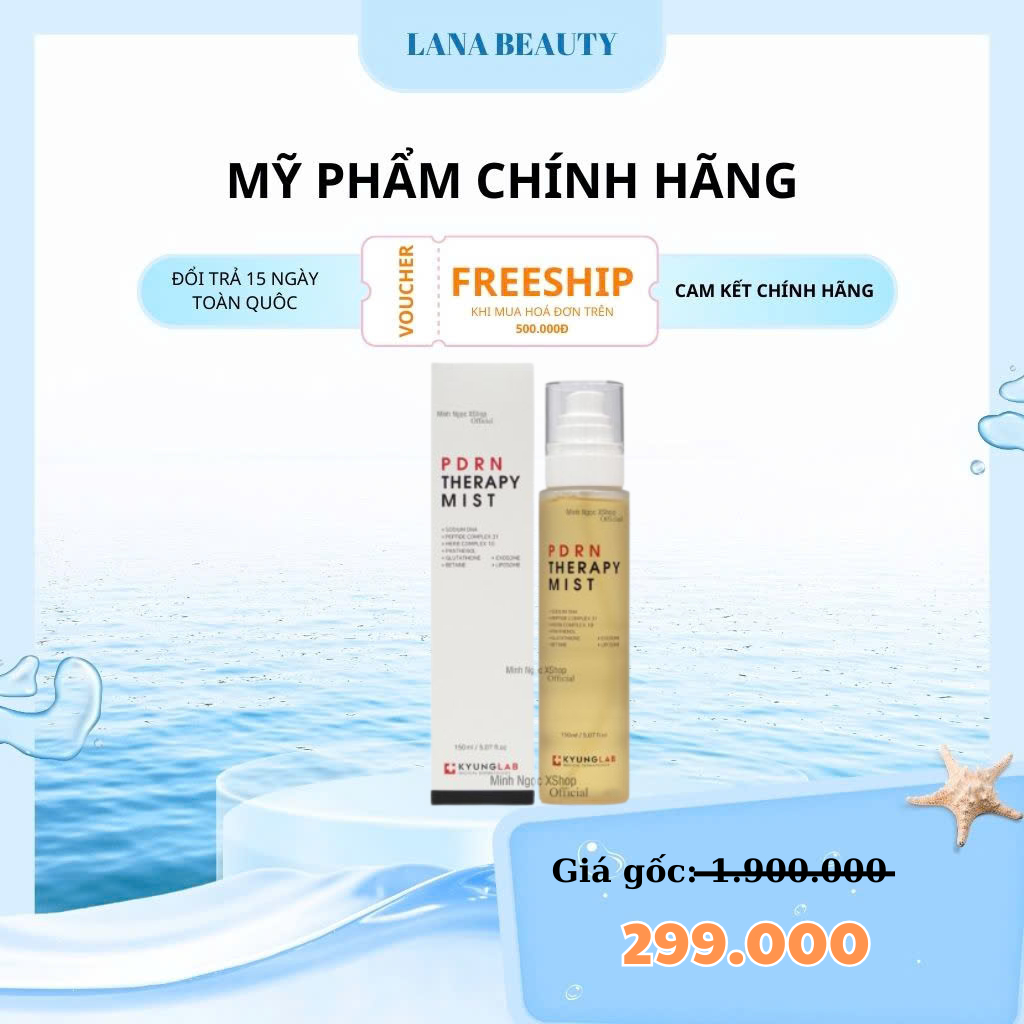 Xịt khoáng tế bào gốc KyungLab PDRN Therapy Mist dưỡng ẩm chống lão hoá phục hồi da 150ml