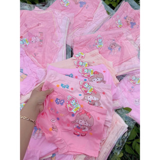   8-35kg  giá sỉ loại 1 QC set 10 quần chíp đùi mặc váy bé gái thun lạnh co giãn 