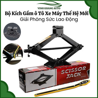 [Giá Sốc] Bộ Kích Nâng Gầm Ô Tô Chữ A Thế Hệ Mới Với Tay Nâng Hạ Kích Tiết Kiệm Sức Lao Động
