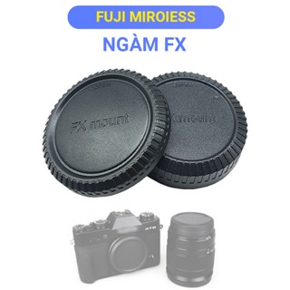 Bộ nắp đậy đuôi lens + nắp đây body máy ảnh Fuijflim Miroless FX-mount Cap trước sau loại mới zen khớp