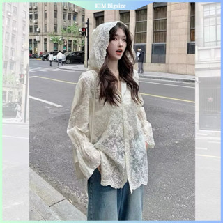  Áo khoác sơ mi phong cách cá tính chống nắng chất vải thô thêu bigsize 55-90kg  KIMBIGSIZE  