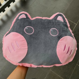  Hàng Lỗi Nhẹ  Đọc Kỹ Mô Tả Trước Khi Mua  Chăn Mền Văn Phòng Mèo Mun Xám Kèm Chăn 2 trong 1 vừa gối vừa chăn siêu tiện 