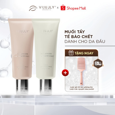 Muối Tẩy Tế Bào Chết Da Đầu VI JULLY Giảm Gàu, Giảm Ngứa, Ngăn Rụng và Giảm Bết Tóc