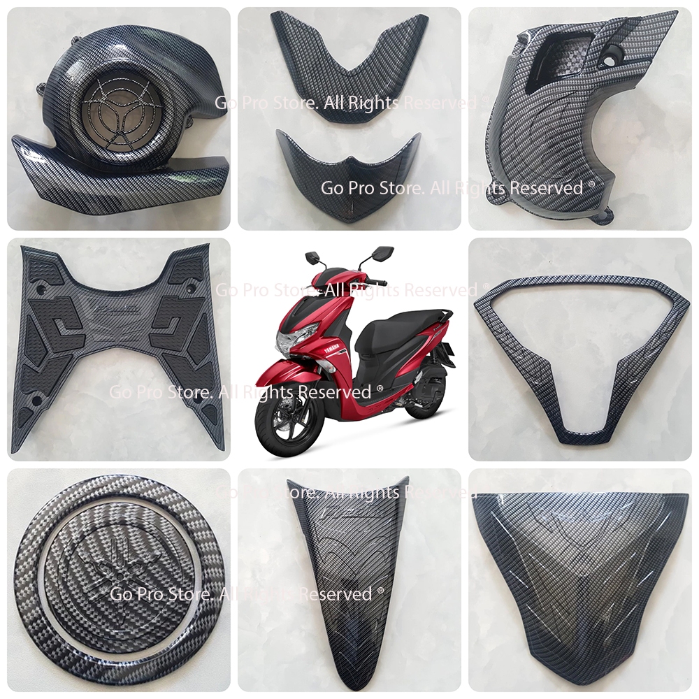 Ốp Trang Trí FREEGO 2019 - 2025 Xi Carbon Nhựa Xi D50195