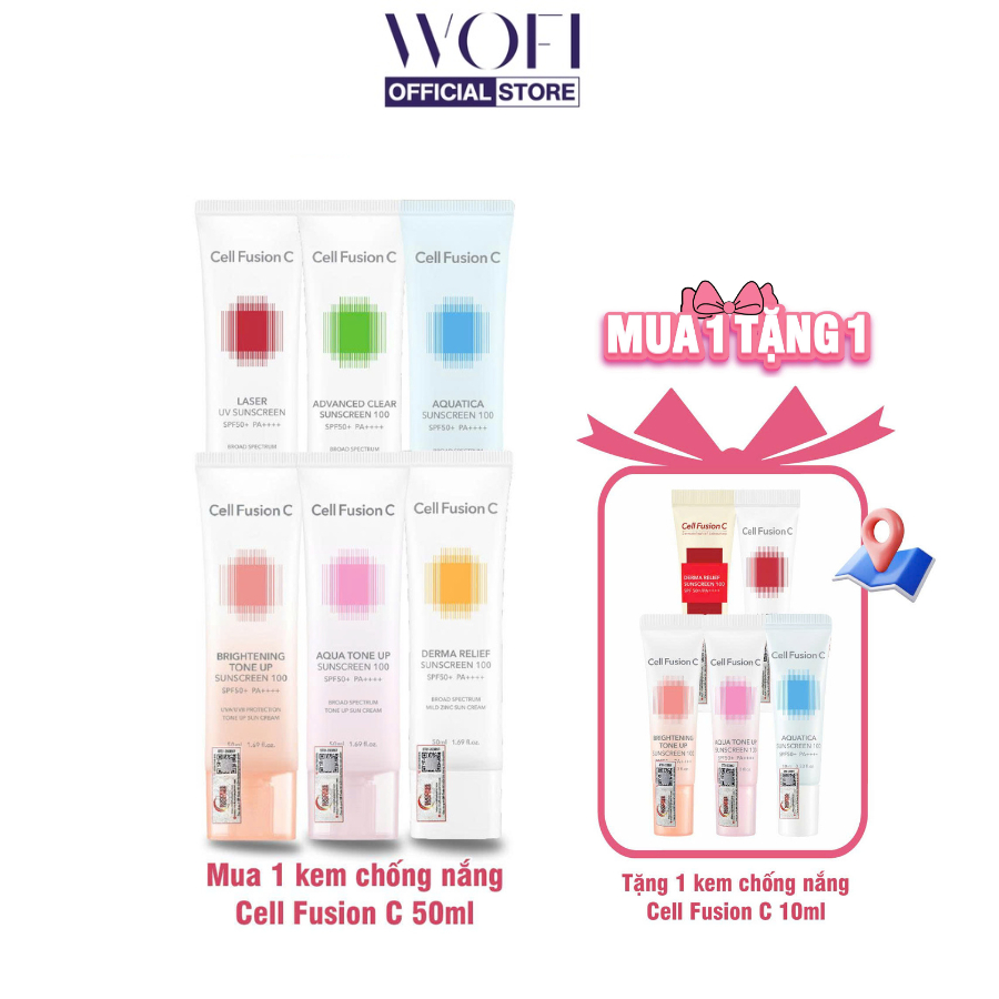 Kem chống nắng bảo vệ da Cell Fusion C Sunscreen 100 SPF 50+/PA++++