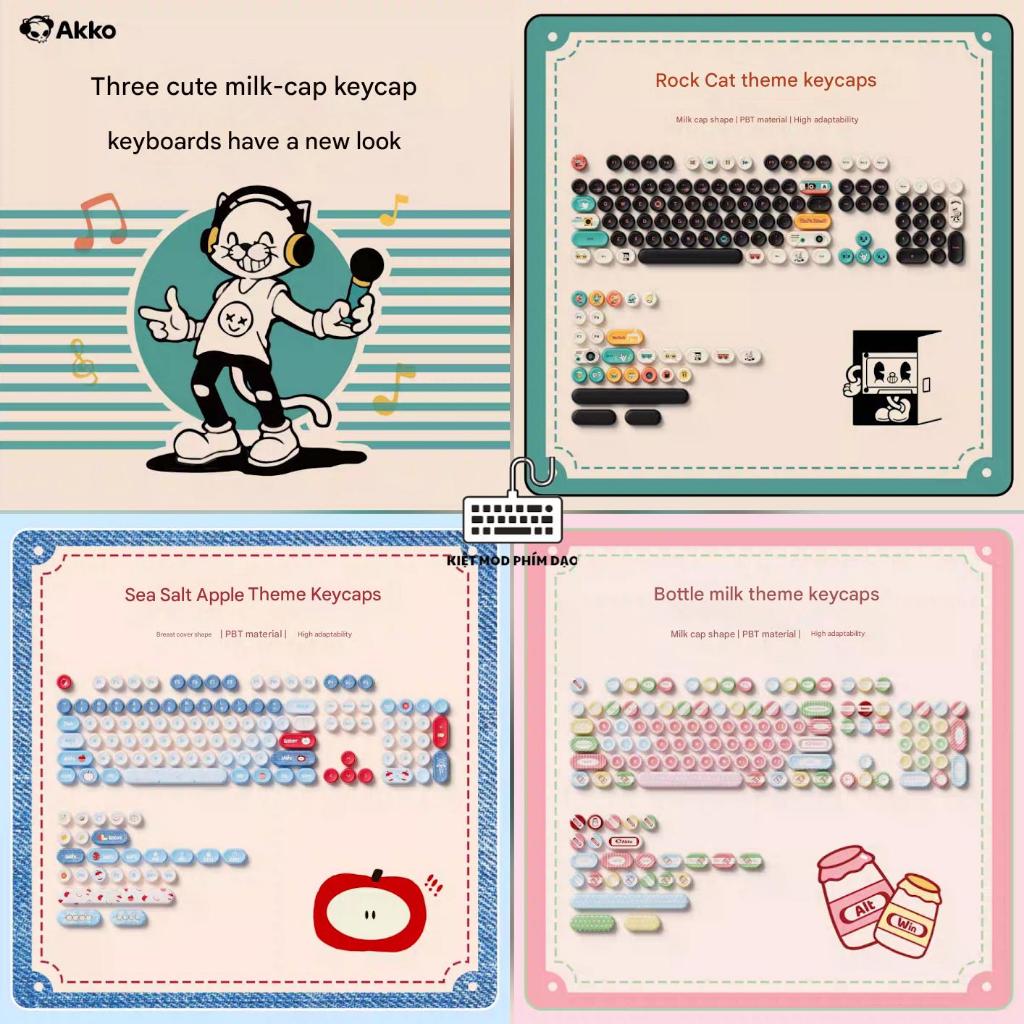 Keycap Akko BottleCap | Nhựa PBT