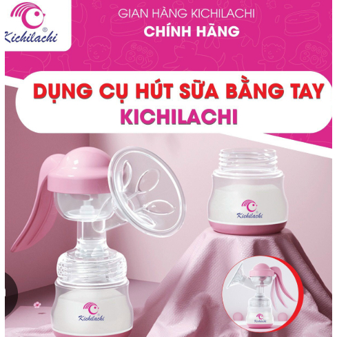Máy Hút Sữa Cầm Tay Kichi Kèm Bình Sữa 150ml