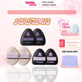 [ART3M1S] Mút Trang Điểm Đánh Nền Phủ Phấn ART3M1S SIêu Mềm Không Hút Nền Kèm Hộp Đựng