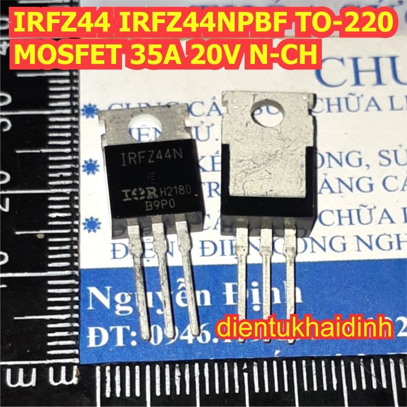 5 con IRFZ44N IRFZ44 Z44 IRFZ44NPBF TO-220 MOSFET 35A 55V N-CH kênh N kde1454