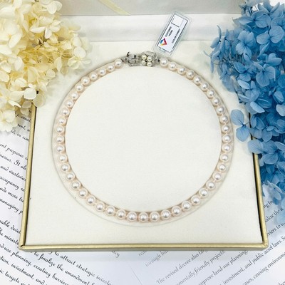 Chuỗi Ngọc Trai Akoya Trắng Ánh Hồng 8.4ly Kèm Kiểm Định Mã 249827 Tinh Tế - Ngọc Trai Trường Thịnh