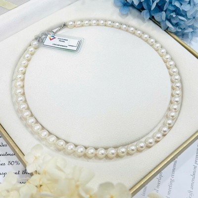 Chuỗi Ngọc Trai Akoya Trắng Ngà 8.4ly Kèm Kiểm Định Mã 848334 Sang Trọng - Ngọc Trai Trường Thịnh