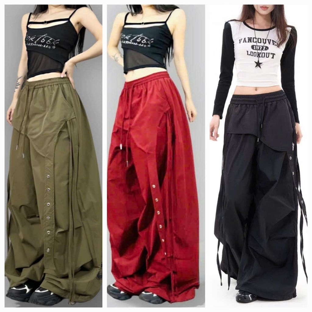  M.13- Quần KAKI suông phom rộng thụng thể thao nam nữ chất mềm nhẹ 