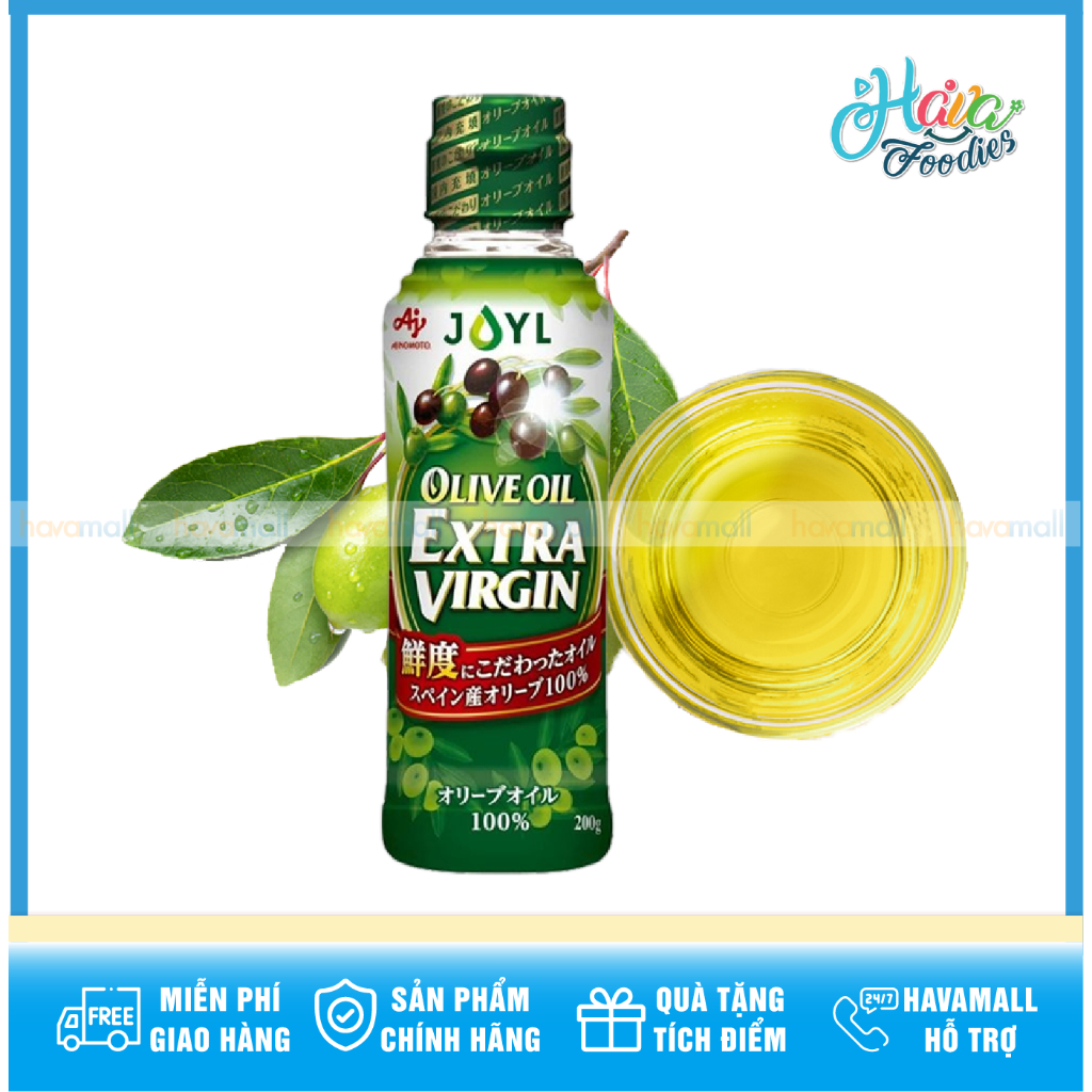 Dầu Olive Extra Virgin Ajinomoto Joyl Chai 200g – Ajinomoto Joyl Extra Virgin Olive Oil 200g