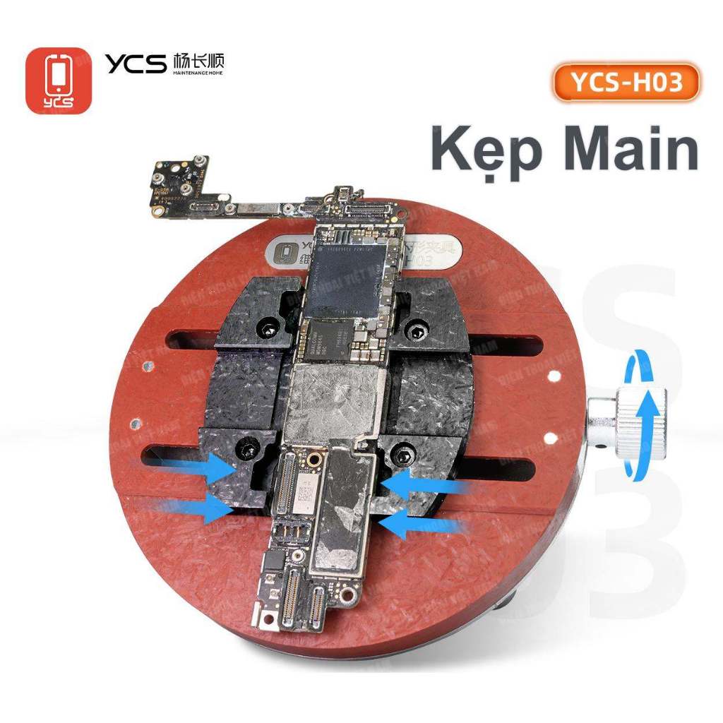 Kẹp Main YCS – H03 đỏ