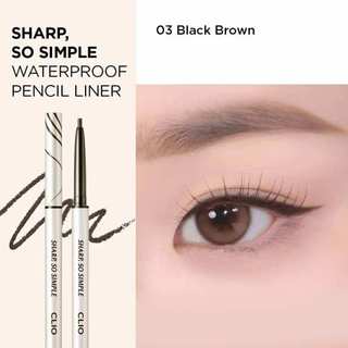 chì kẻ eyeliner viền mắt Sharp So Simple Waterproof Pencil Liner