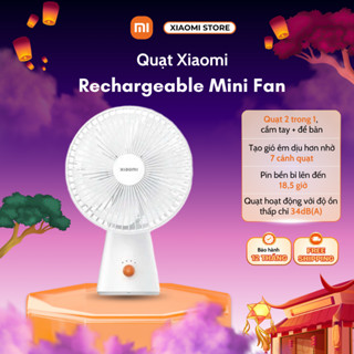 Quạt mini để bàn Xiaomi Rechargeable Mini Fan - Chính Hãng Bảo Hành 12 Tháng