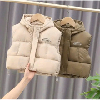 Áo Phao GILE bông nhồi mềm mại cho bé trai bé gái STRAWBERRY