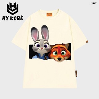  ÁO THUN FORM RỘNG HY KORÉ NICK và JUDY DỄ THƯƠNG SIÊU TREND 