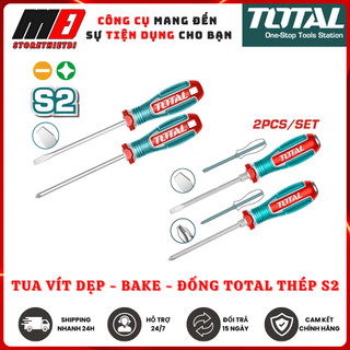 Tua vít bake - dẹp - đóng xuyên thép s2 total