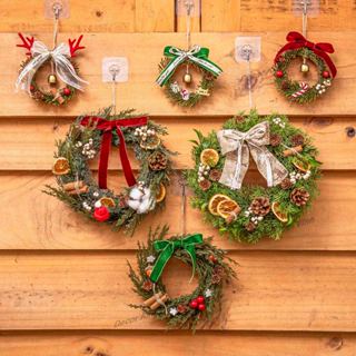  Vòng Hoa Noel Nhỏ Vòng Nguyệt Quế Giáng Sinh Có Đèn 