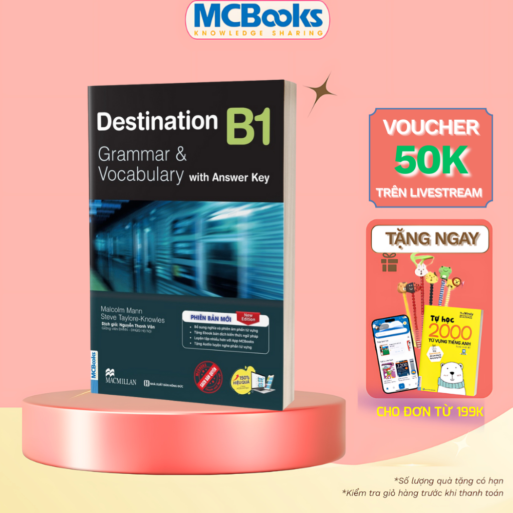 Sách - Destination B1 Grammar and Vocabulary (Kèm Đáp Án + Bài tập thực hành)