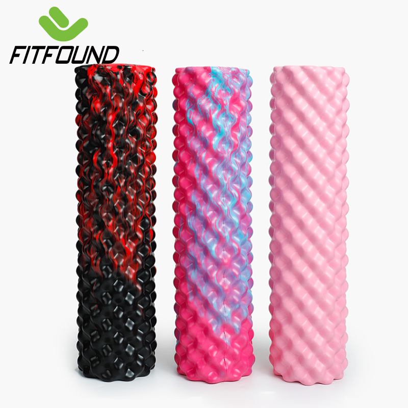 Foam Roller - Con Lăn Massage 45cm Foam Đặc Ruột Độ Cứng Cao, Giãn Cơ, Mát Xa Trị Liệu, Chịu Lực 200